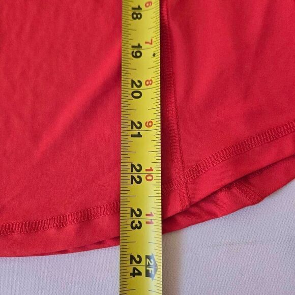 PGA Tour Womens Quarter Zip Long Sleeve Athletic Golf Shirt Top Coral Red Small - Picture 10 of 12